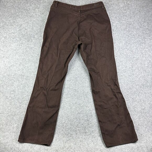 VTG Rockies Rocky Mountain Bareback Jeans Womens 20L Brown Western Rodeo Ranch* - Picture 1 of 16